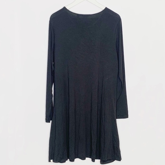 NWT Betabrand Dress Travel Black Modal Silk Jersey size LARGE - Picture 5 of 9